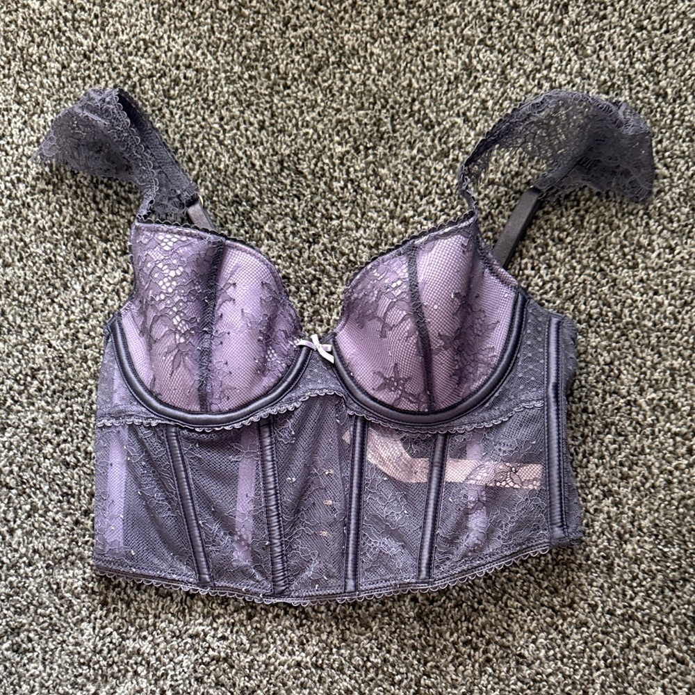 Victoria’s Secret Lace Purple Bustier